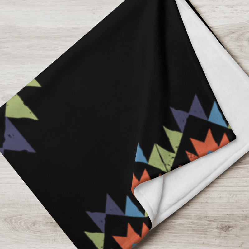 Geometric Aztec Fusion Throw Blanket product image (5)