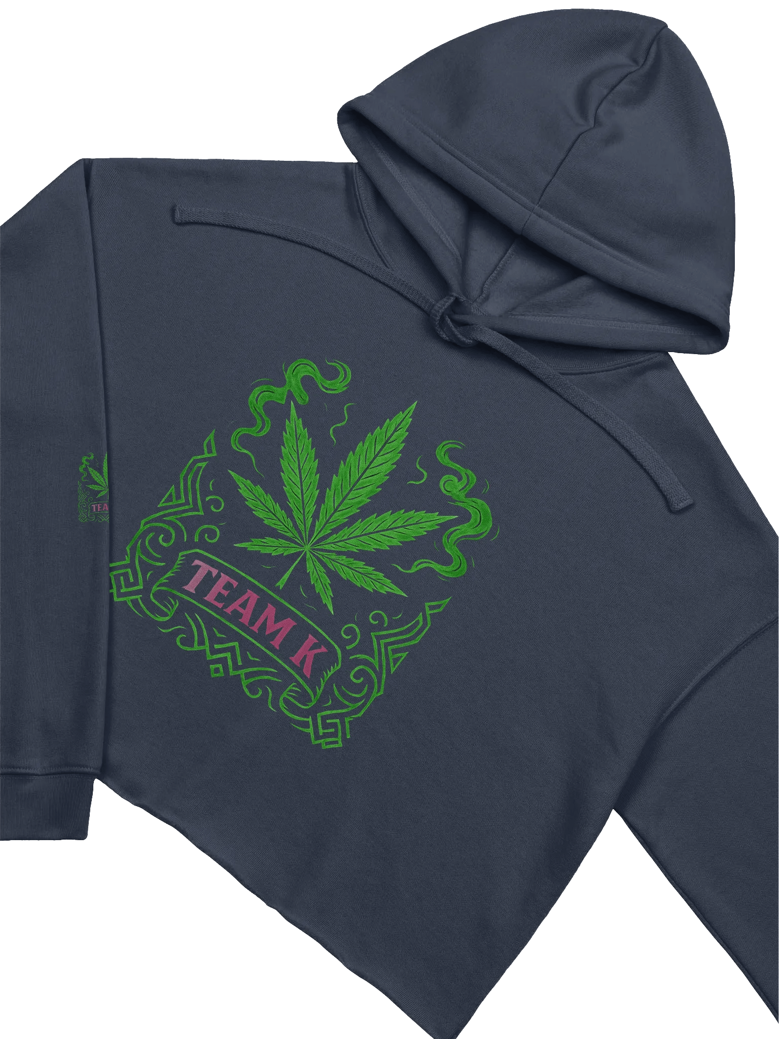 Team K V-7 Crop Hoodie product image (3)
