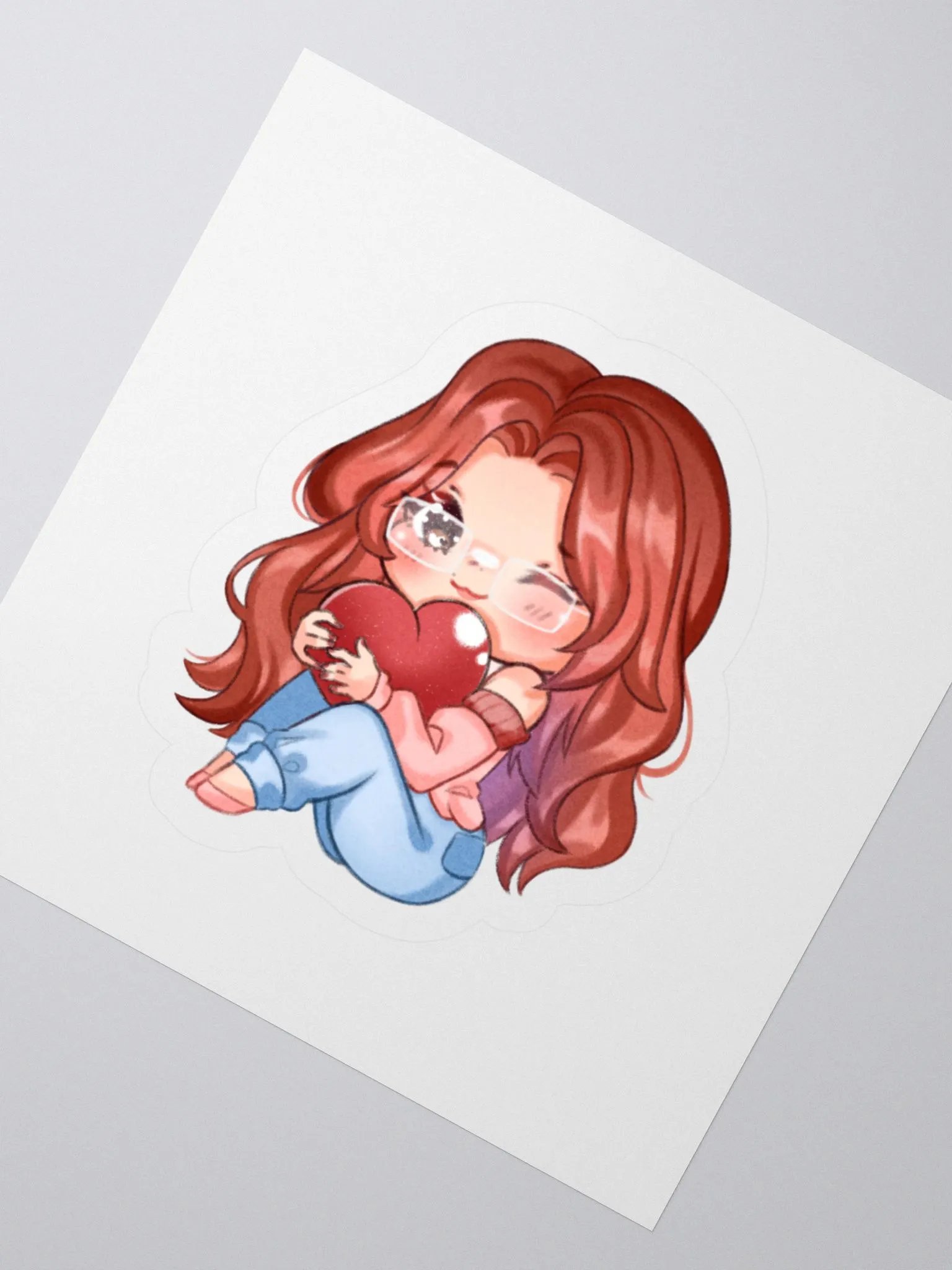 Lovely Lay without Hearts Sticker product image (2)