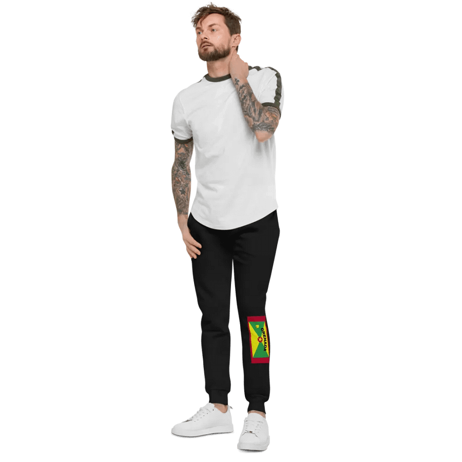 Grenada Flag Inspired Unisex Fleece Joggers product image (5)