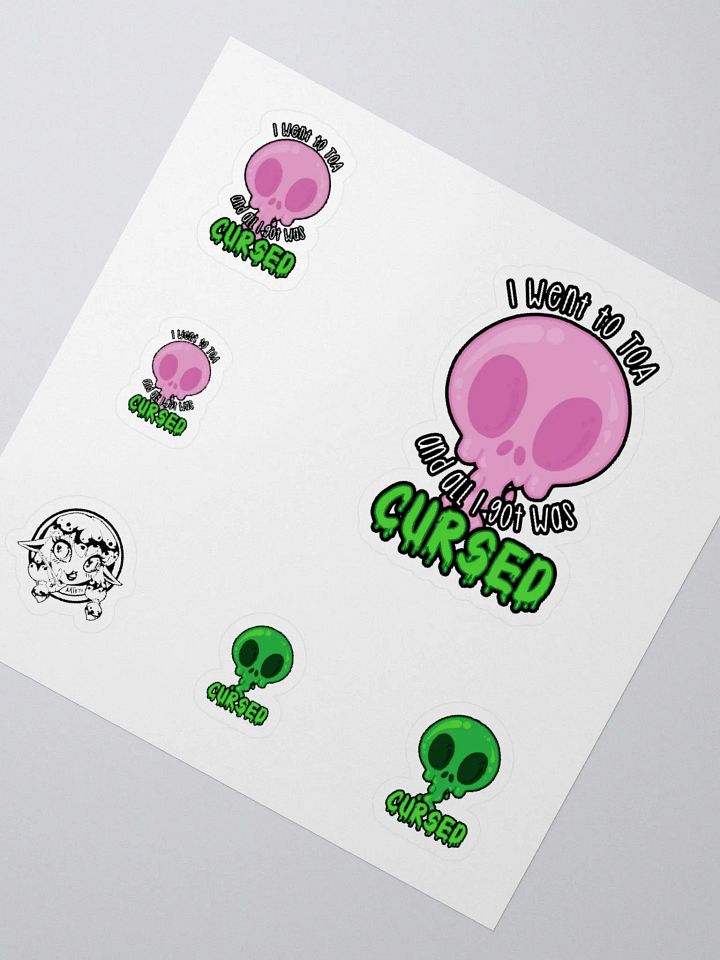 All I Got Was Cursed - Paladin - Sticker Sheet product image (2)