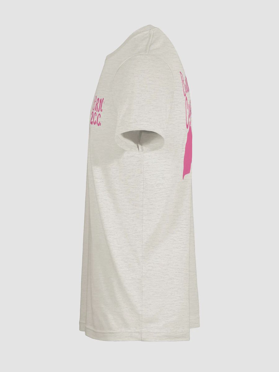 Men's | BOURNE to Cape Cod™ | Supersoft T-Shirt by Bella+Canvas | Brilliant Rose Pink Logo on Light Neutrals product image (93)