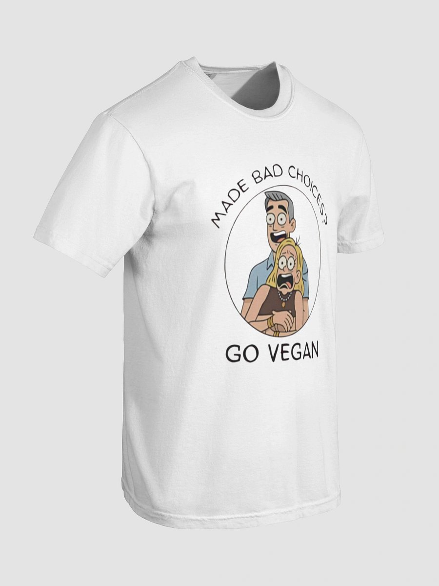 Funny Coldplay Meme Tee-Made Bad Choices? Go Vegan Shirt product image (8)