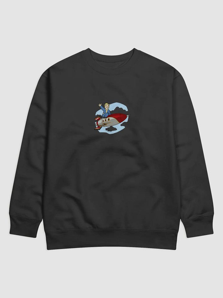 Fallout 76 Rocket Vault Boy Vault-Tec Sweater Jacket product image (1)