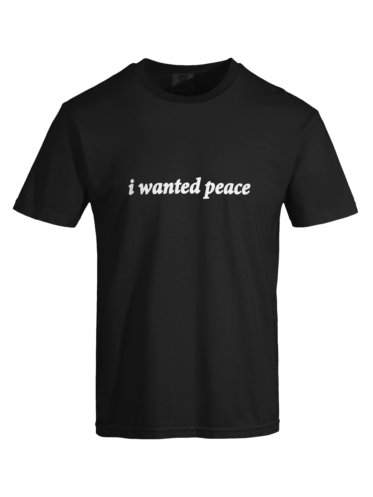i wanted peace embroidered tee product image (7)