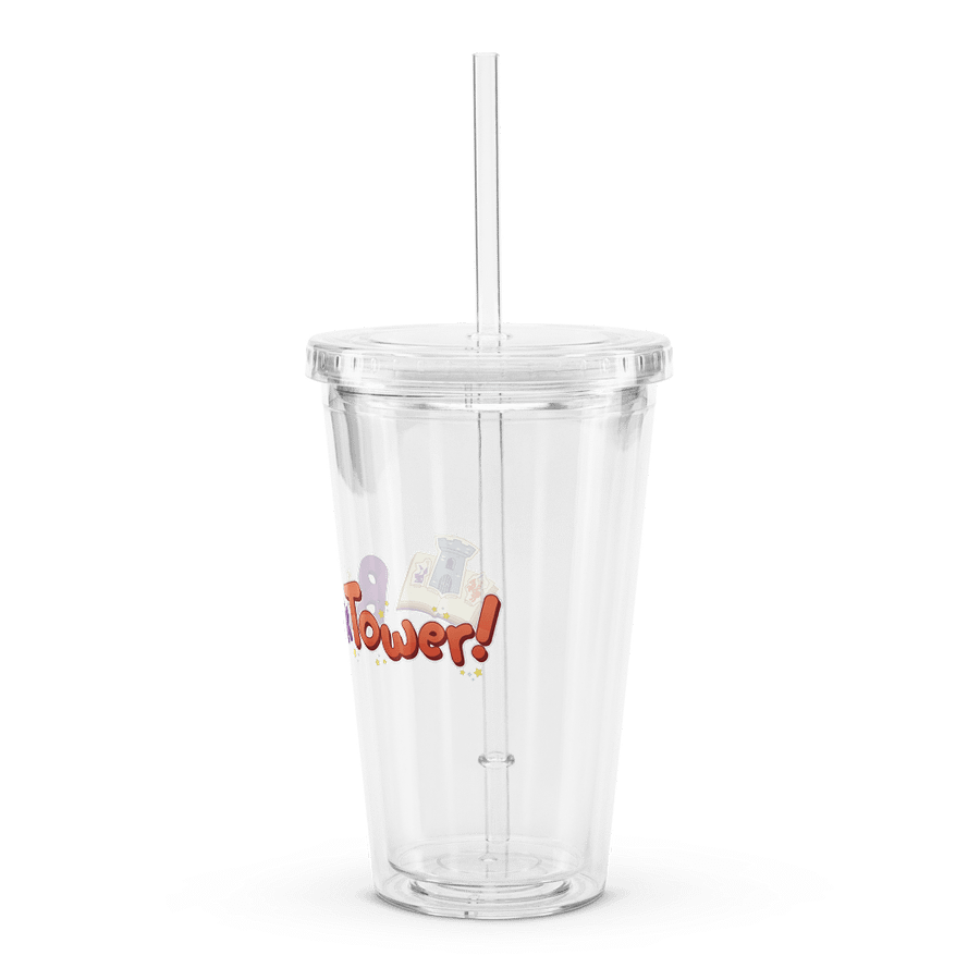 Booktower Logo Clear Cup with Straw product image (4)