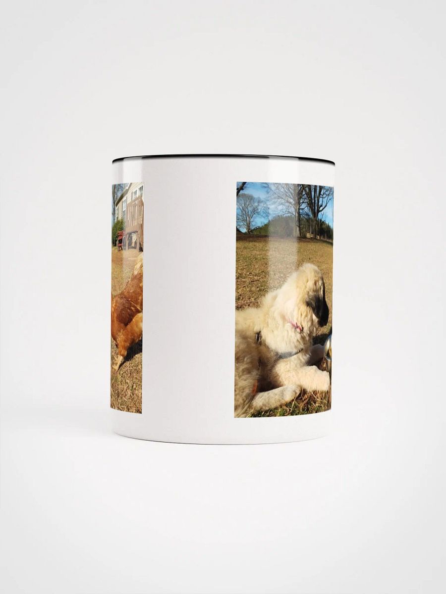 Adorable Puppy And Chicken Ceramic Mug product image (9)