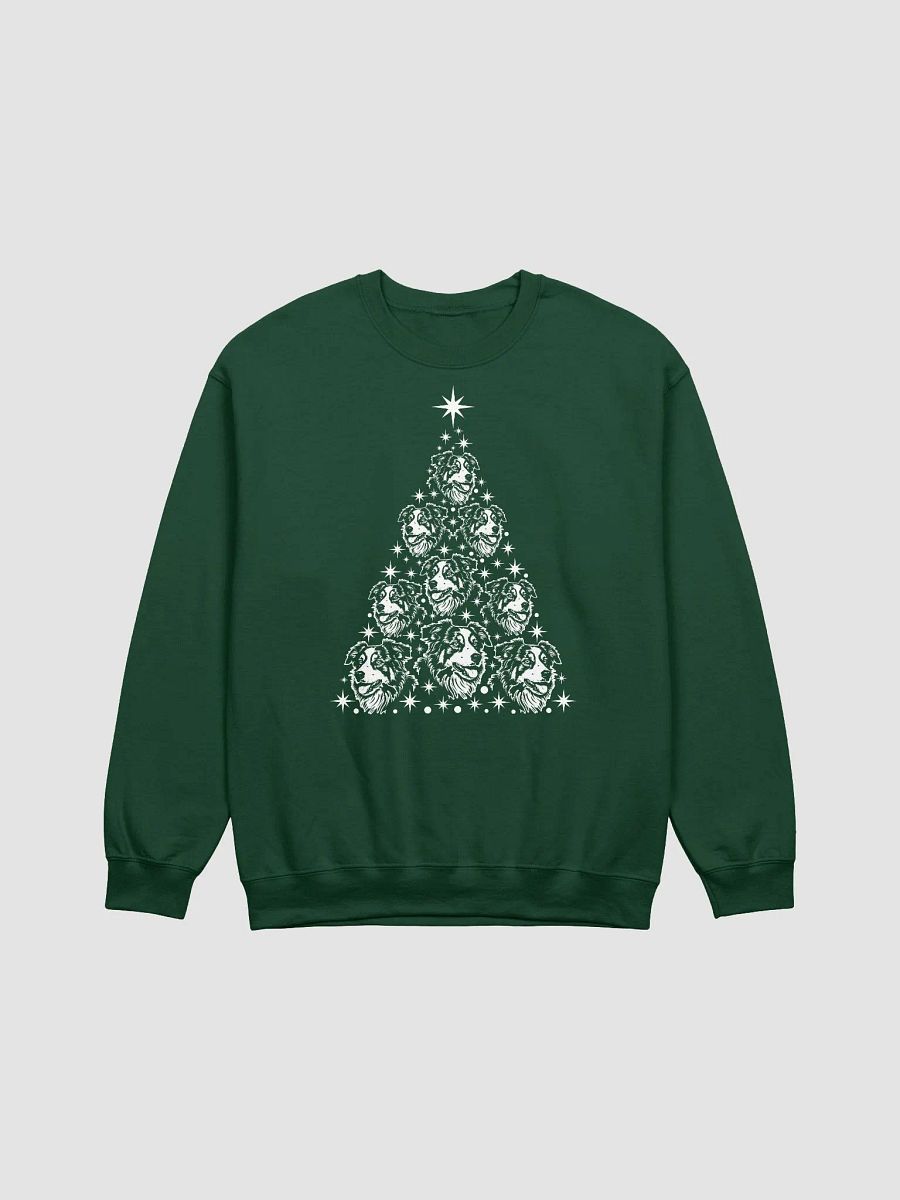 Australian Shepherd Christmas Tree Sweatshirt Design for Aussie Paw-rents product image (13)