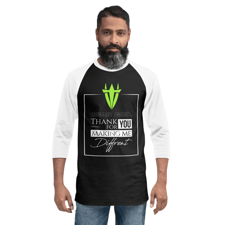 Jersey Raglan Tee: Dear God product image (6)