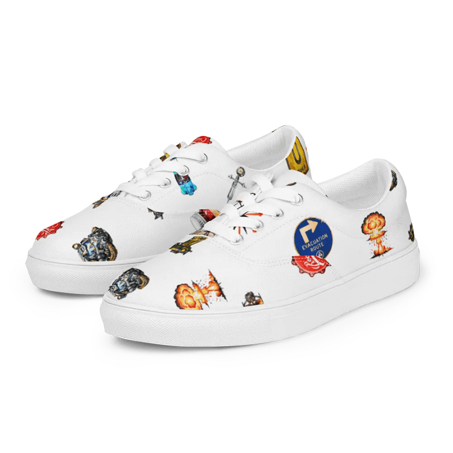 Apocalyptic Icons Canvas Shoes #fallout product image (8)