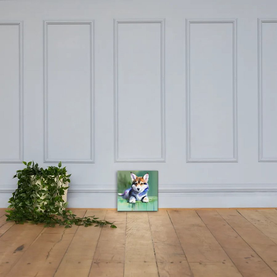 Cute Dog Digital Painting - v3 product image (4)