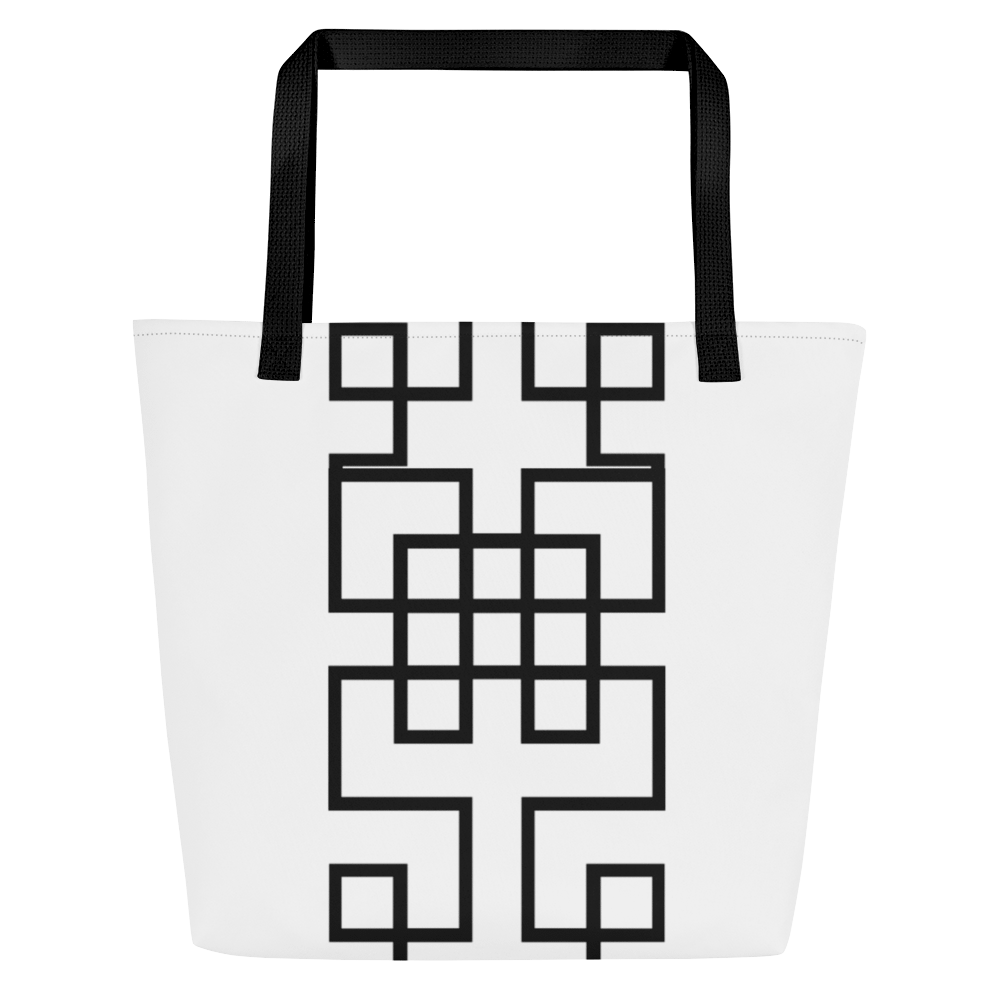 Symmetric Geometric All-Over Tote Bag product image (3)