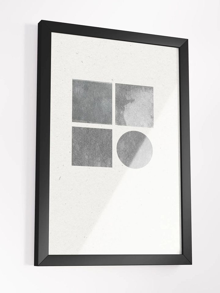 Geometric Harmony Framed Matte Poster | Sophisticated and Modern Wall Art product image (1)