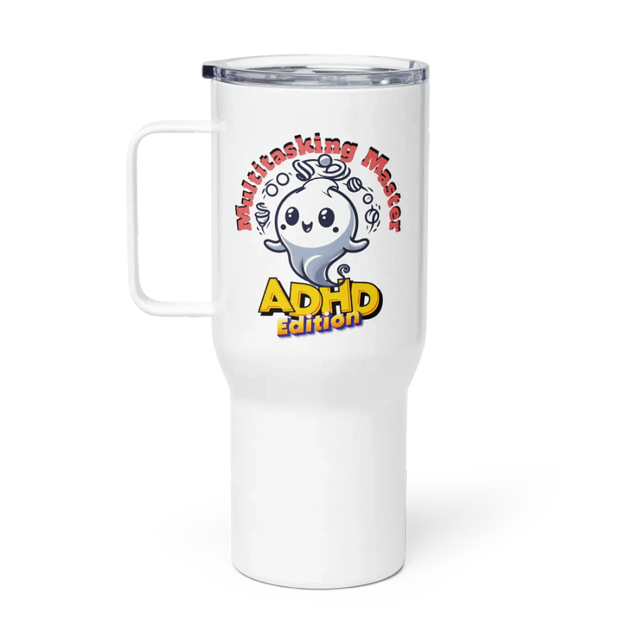 ADHD Multitasking Master Travel Mug with a Handle product image (1)