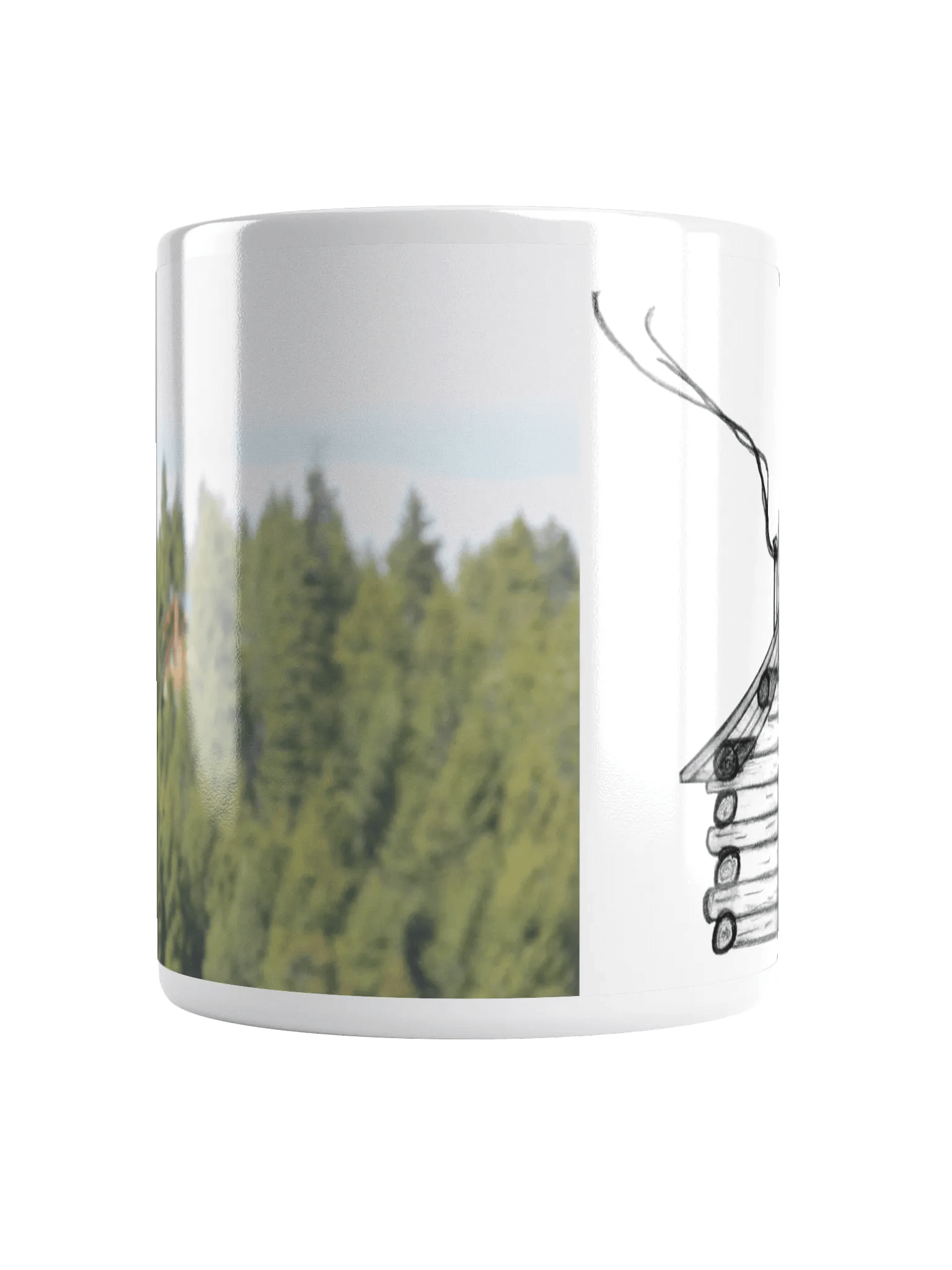 "Cabin Plans" Mountain Family Pioneers Coffee Cup #2 product image (5)