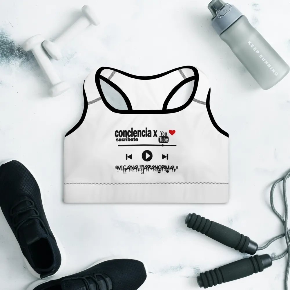 Paranormal Playback All-Over Sports Bra product image (11)