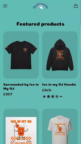 Y'all asked - Ice In My OJ apparel now available, other designs coming soon! Want it on a particular product or colour - gimm...