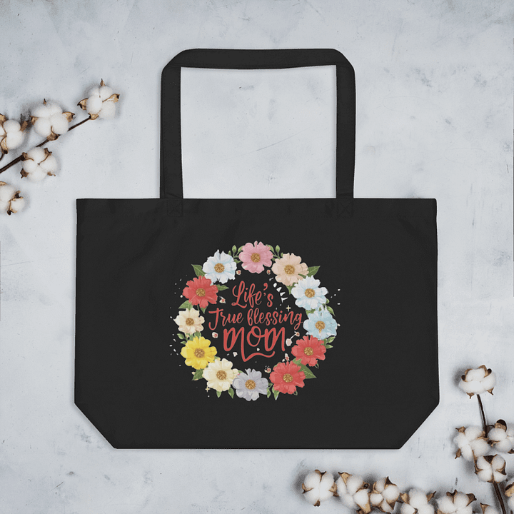 Life's True Blessing Mom Organic Cotton Tote product image (1)