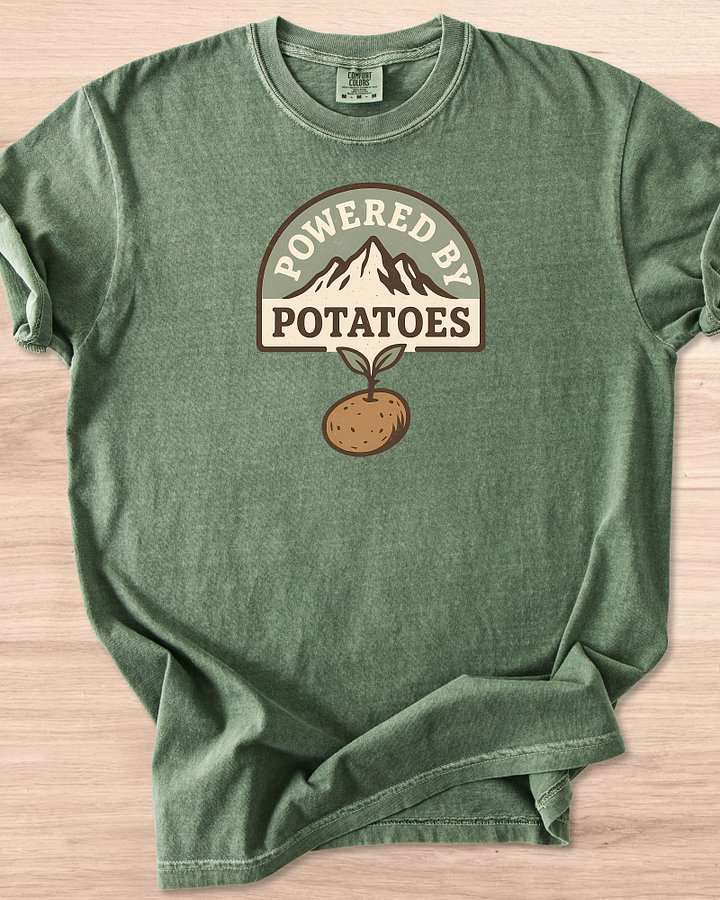 Powered By Potatoes Tee product image (3)