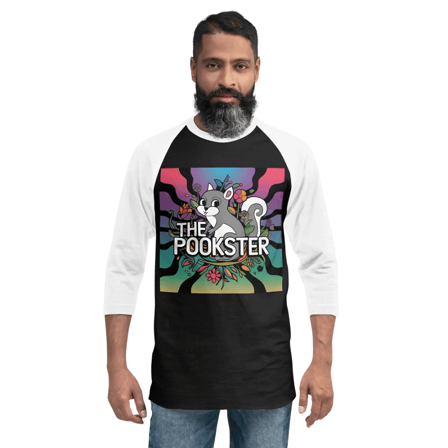 The Pookster's Floral Fantasy Raglan Tee product image (2)