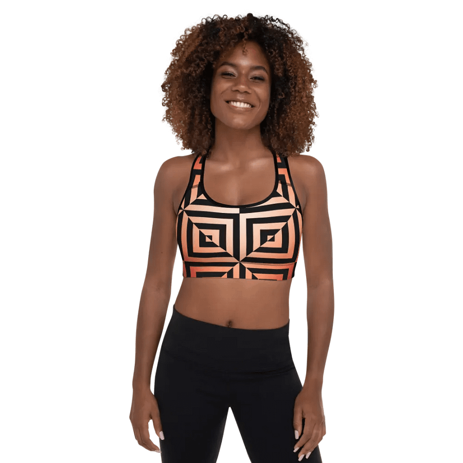 Golden Hour Illusion Padded Sports Bra product image (1)