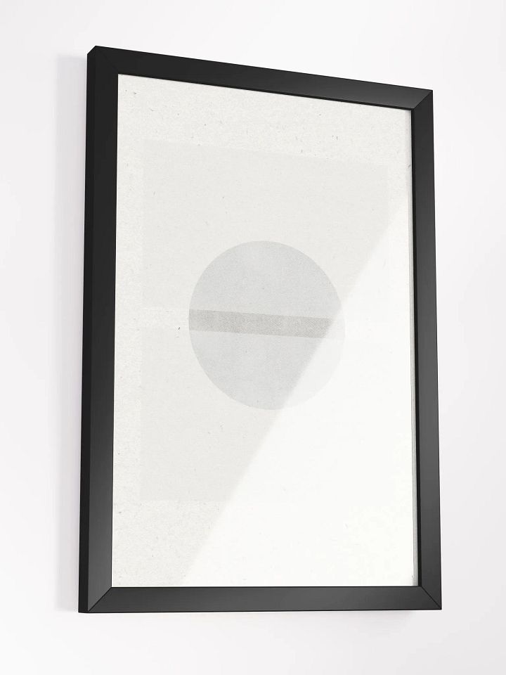 Modern Circle Framed Poster | Bold Geometric Art for Contemporary Interiors product image (1)