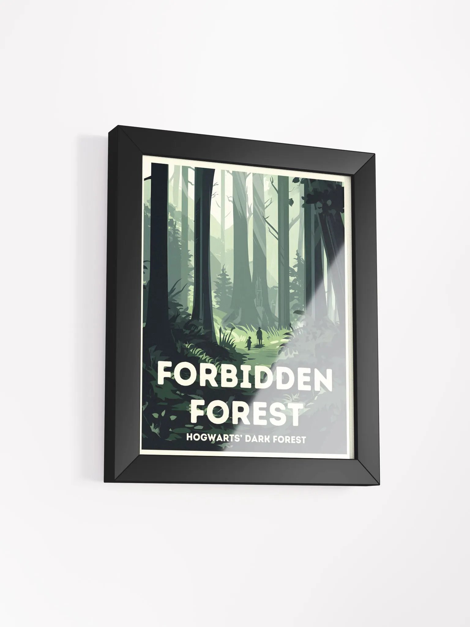 Forbidden Forest Vintage Travel Poster product image (2)