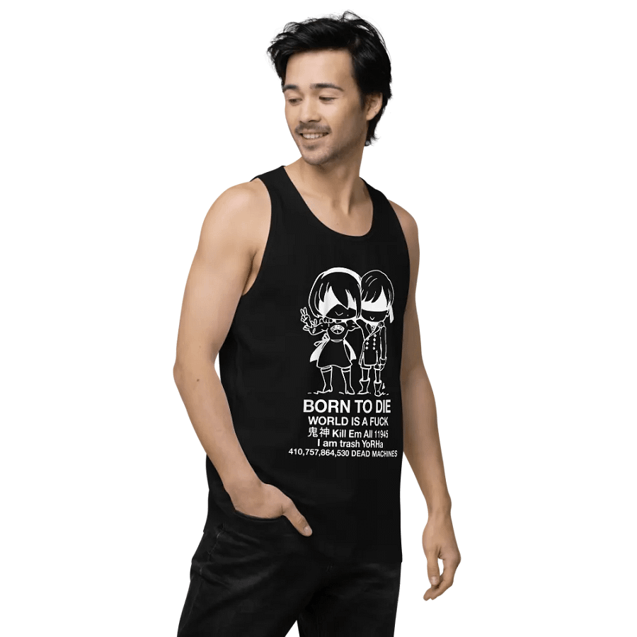 BORN TO DIE - TANKTOP - BLACK product image (4)