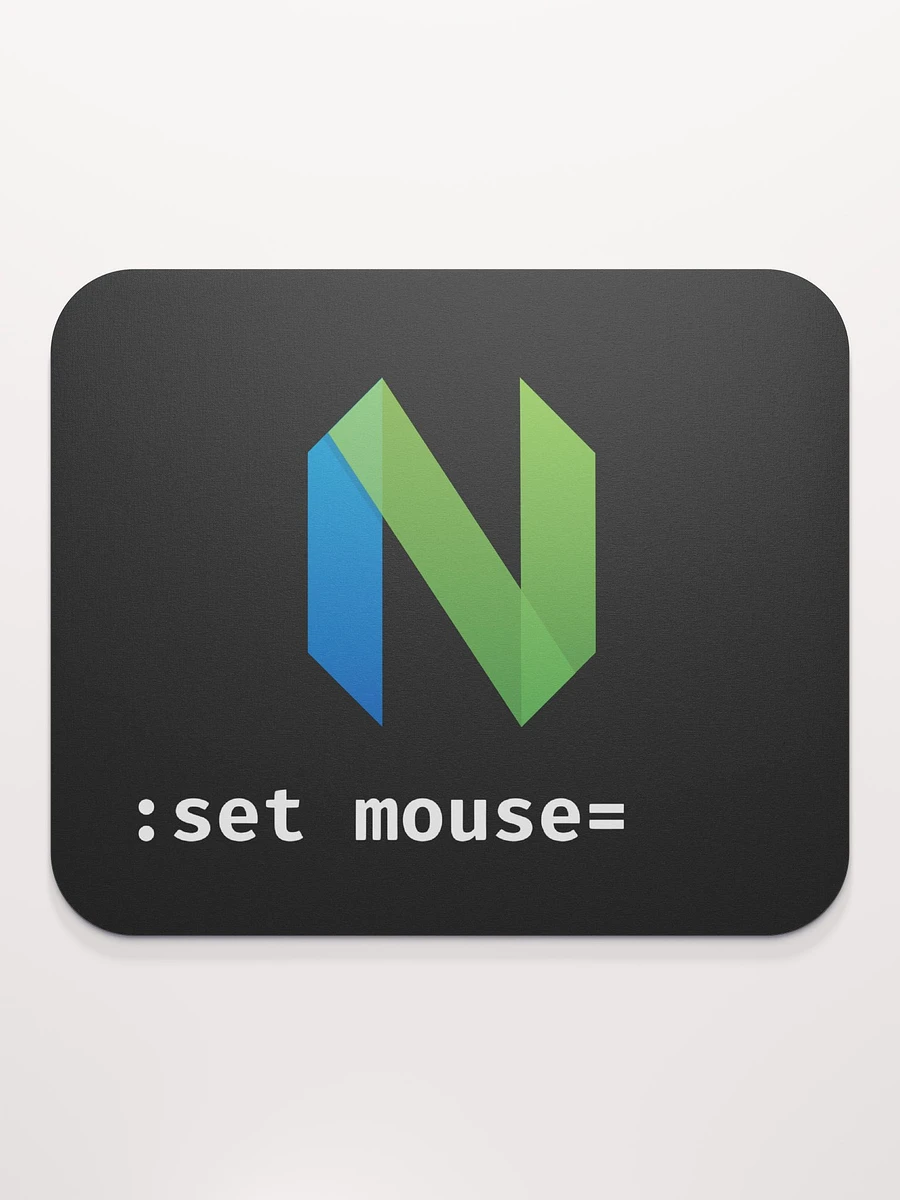 Neovim Mouse Pad (dark) product image (2)