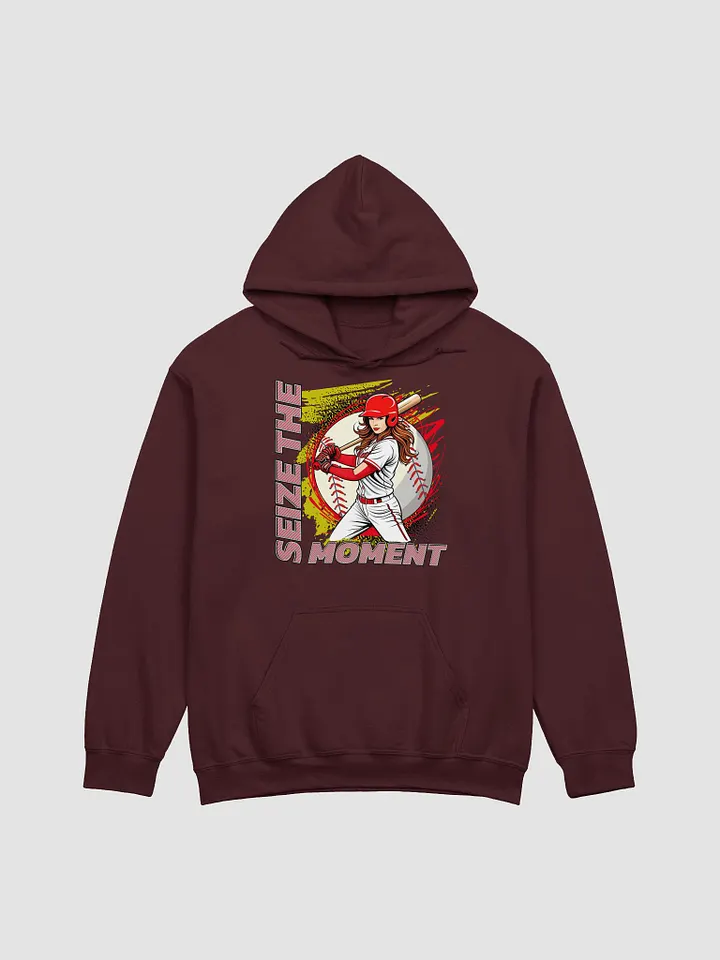 Seize the Moment Baseball Female Hoodie product image (13)