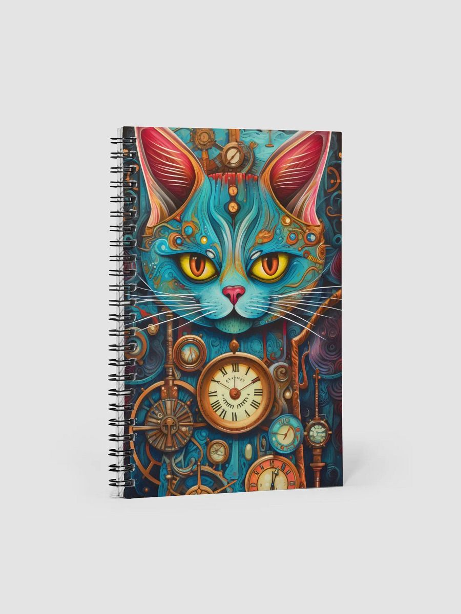 Steampunk Cat Spiral Notebook product image (1)