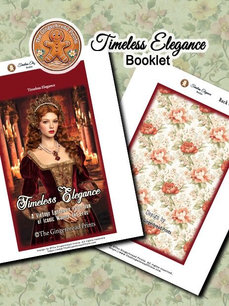Timeless Elegance Ephemera Booklet Digital download product image (1)