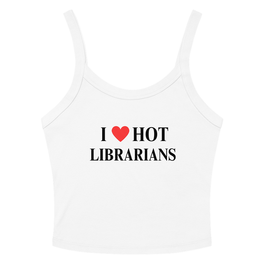 I HEART HOT LIBRARIANS TANK product image (2)