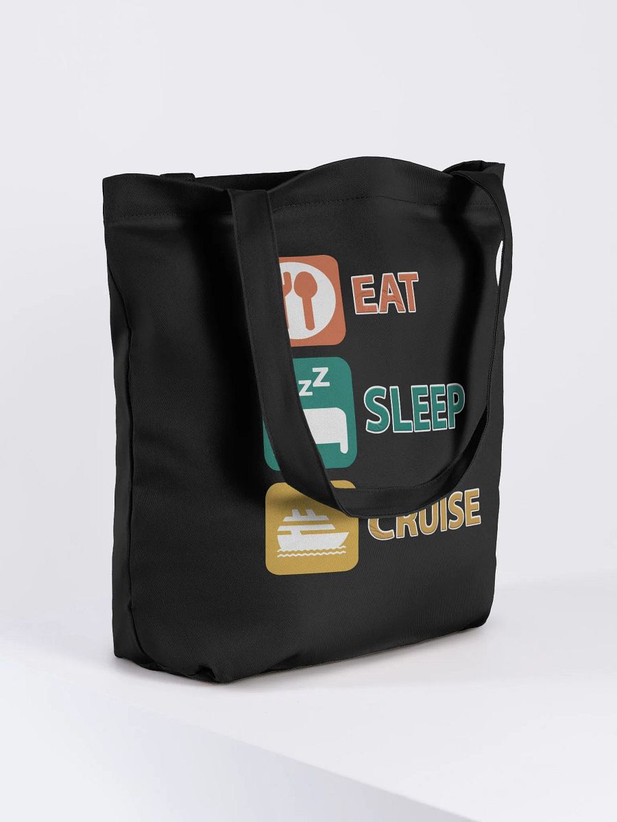 Eat Sleep Cruise Eco-Friendly Tote product image (4)
