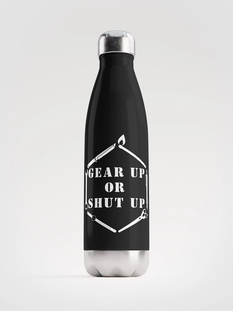White Text Bottle