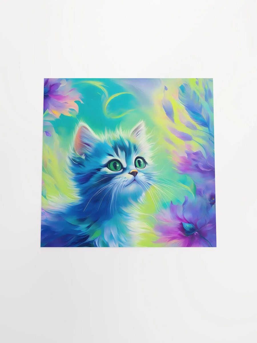 Colorful Kitty Vibes Poster product image (10)