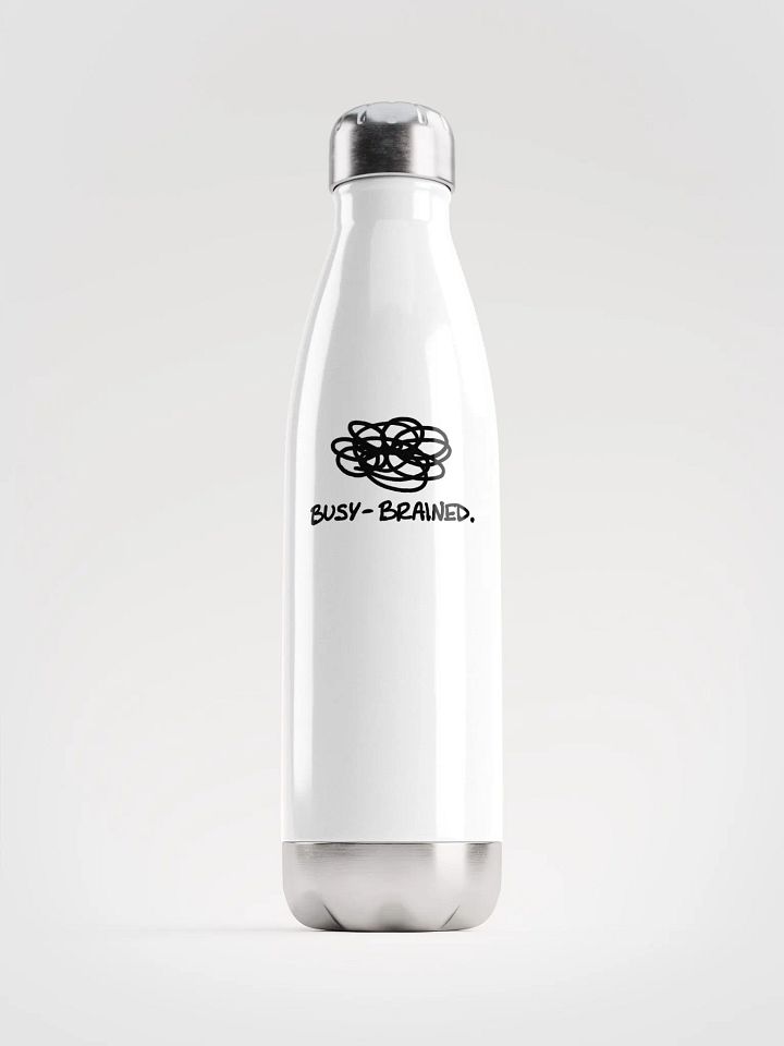 BUSY-BRAINED stainless steel water bottle product image (2)