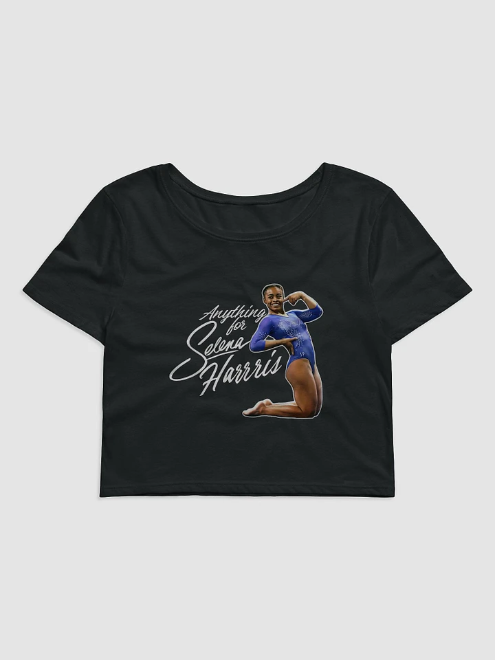 Anything for Selena Harris Women's Crop Baby Tee product image (2)