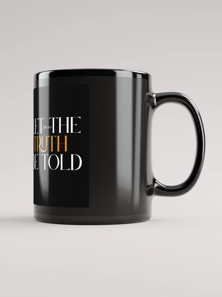 GOLD TRUTH MUG- SLEEK BLACK product image (1)