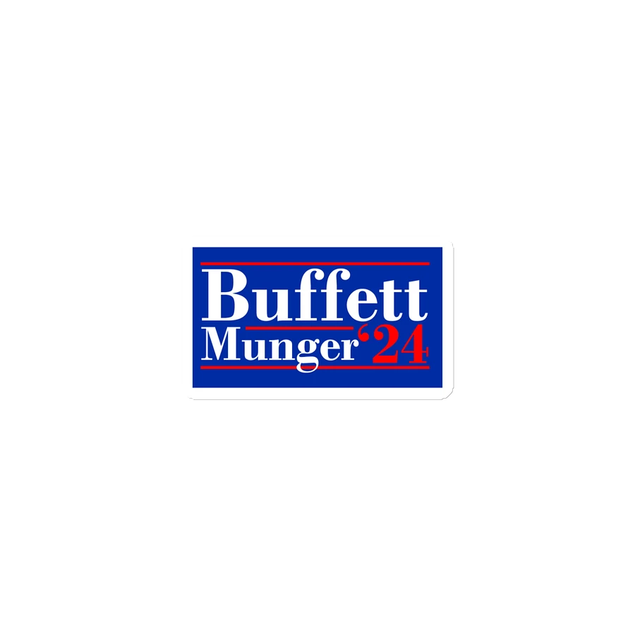 Buffett Munger '24 - Magnet, Blue product image (1)