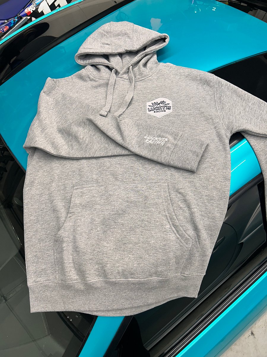 Lucky 13 Racing Logo Stitched Premium Hoodie product image (10)
