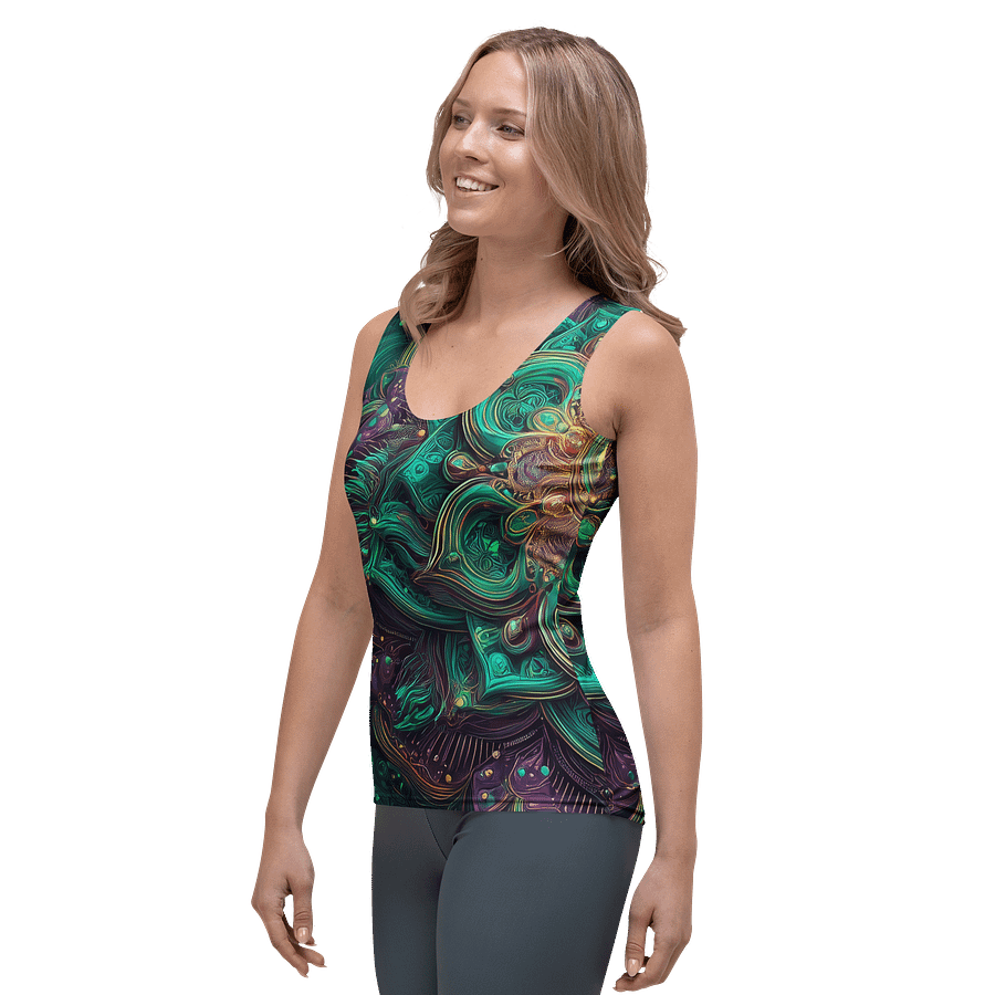 Patterned petals tank top product image (3)