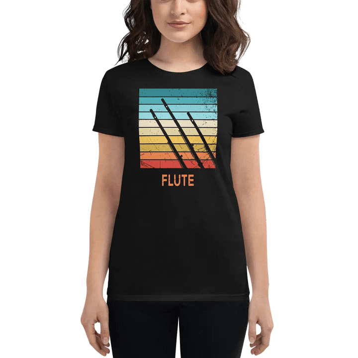 Retro Abstract Flute - Gildan Women's Fit product image (2)