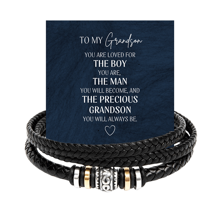 Grandson Forever Bracelet - You Are Loved For The Boy product image (1)