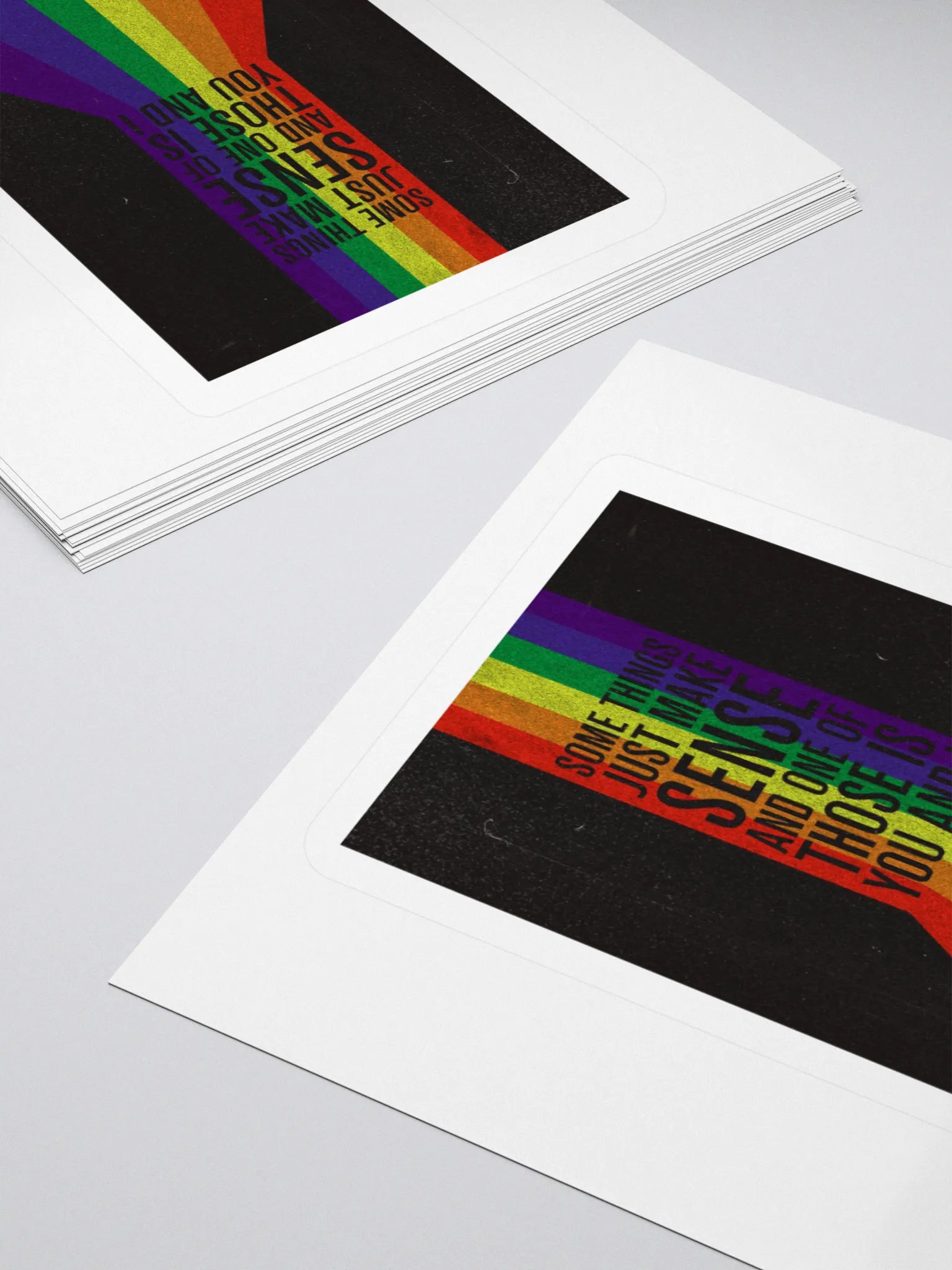 you and i - pride flag - die cut sticker product image (11)