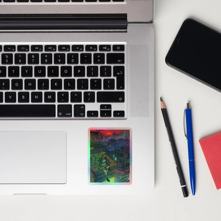 Virtual Escape | Holographic Sticker product image (12)