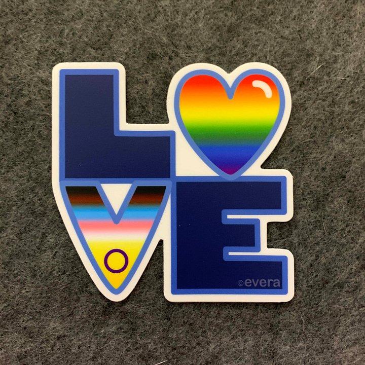 Prog Pride LOVE Sticker product image (1)