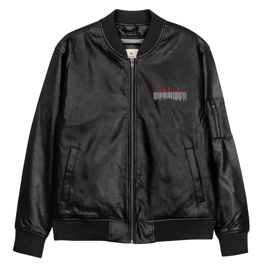 Threadfast Apparel Faux Leather Bomber Jacket (v2) product image (12)