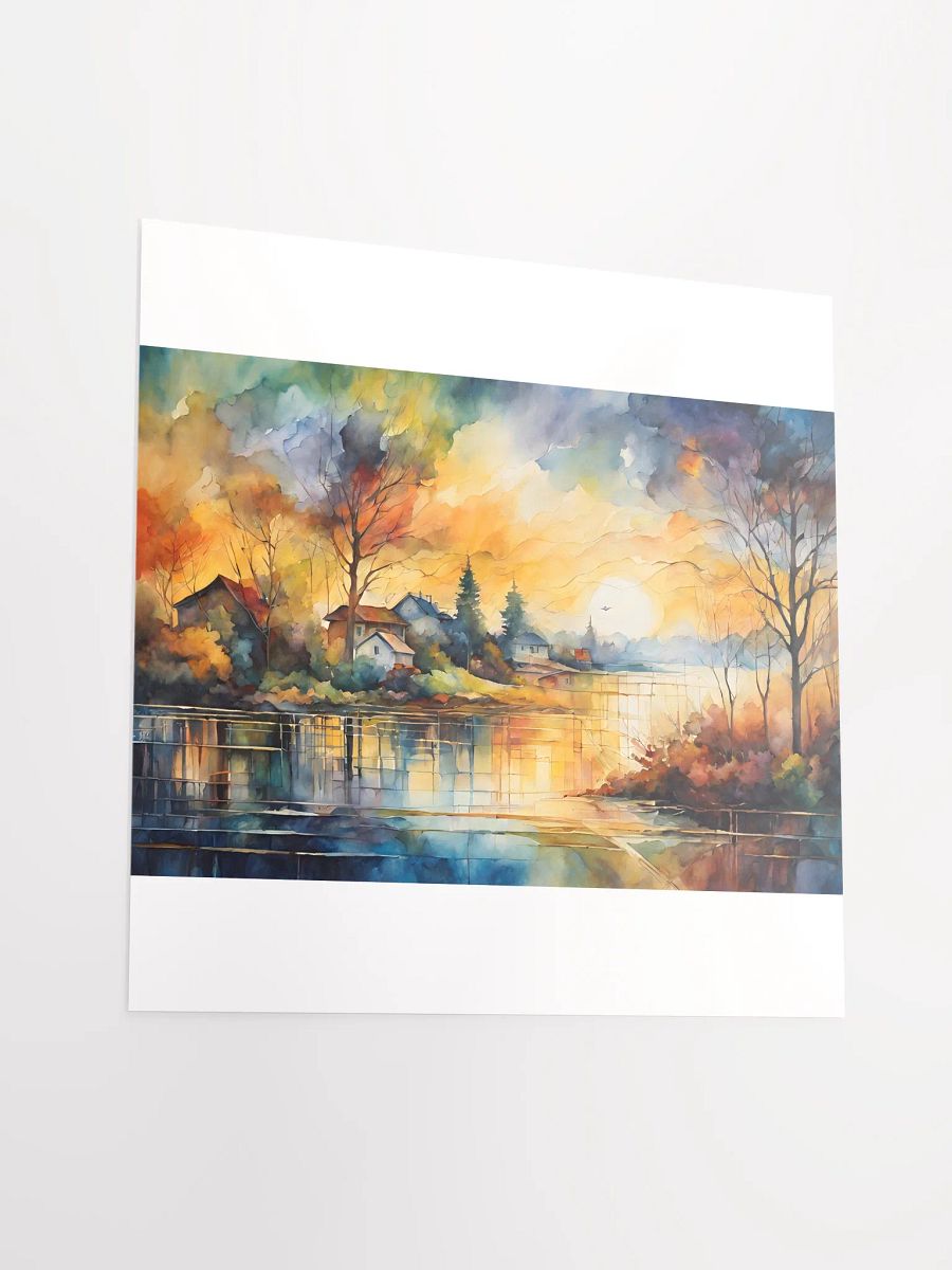 Sunset Serenity by the Riverside Poster product image (6)