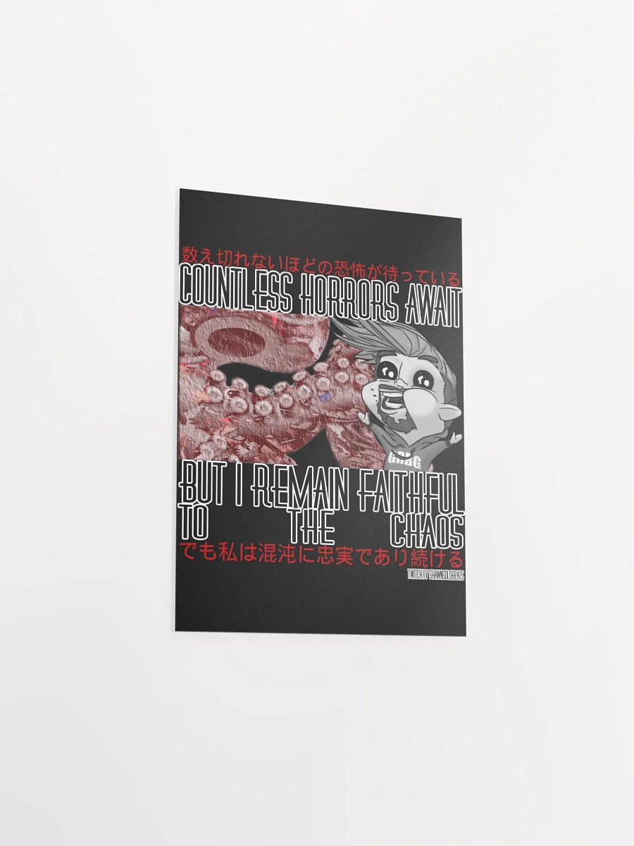 Faithful to the chaos Poster product image (3)